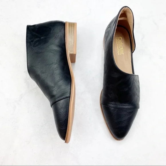 [Catherine Malandrino] Classic Black Cut-Out Flats